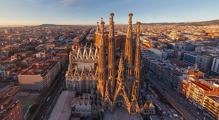 Barcelona, Gaudi's La Sagrada Familia