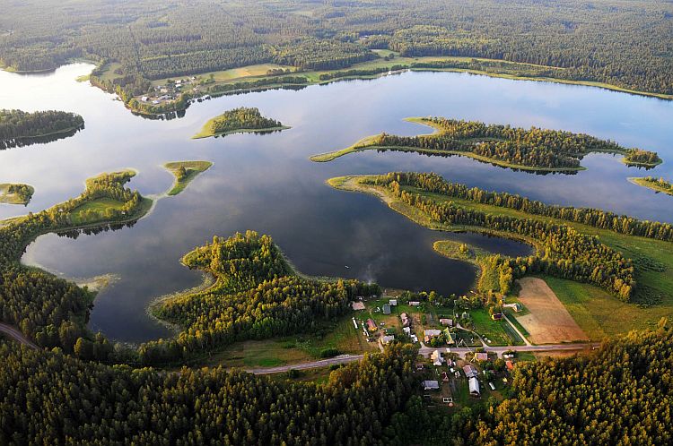 Het Nationaal Park Aukstaitija: dit park vind je in het noord-oosten van Litouwen bij Ignalina